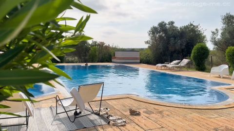 Vacation surprise for Mila Amora Bondage HD