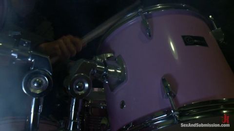 Remy Lacroix Backstage Bondage Slut: Sexy Slut used and fucked in bondage!