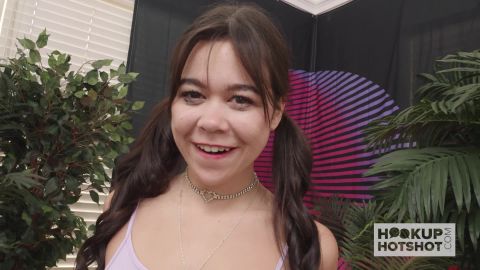 Hot sex with stepsister in the morning. Woke up her holes before college for creampie