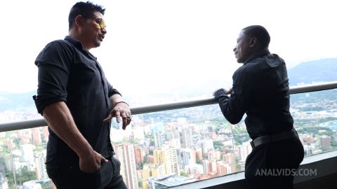 Big Butt Latina Slut Fucked By 2 Big Black Cocks In An Intense DP Scene First Time