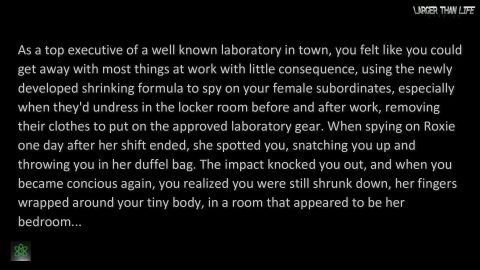 Giantess Shrinks You For Pussy Toy