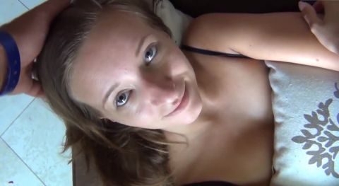 Three girls eating their own shit