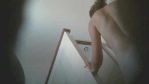 Brunette Preggo Girl Fucks with a Black Guy After Taking a Shower