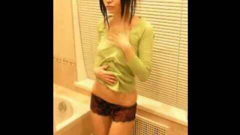 Kaira in the Bathroom