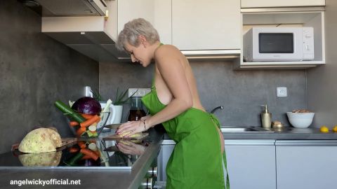 Angel Wicky – BBC Anal Fucking In Kitchen