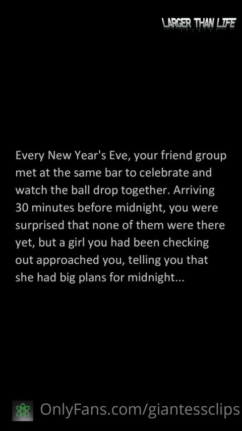 Larger Than Life – 2023 The Year of the Growing Giantess Slut starring Alice